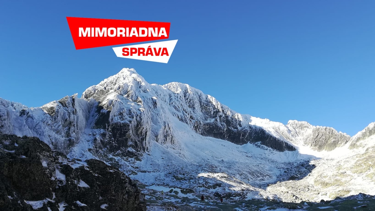 Vyššie v horách sú chodníky pokryté ľadom