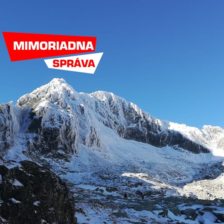 Vyššie v horách sú chodníky pokryté ľadom