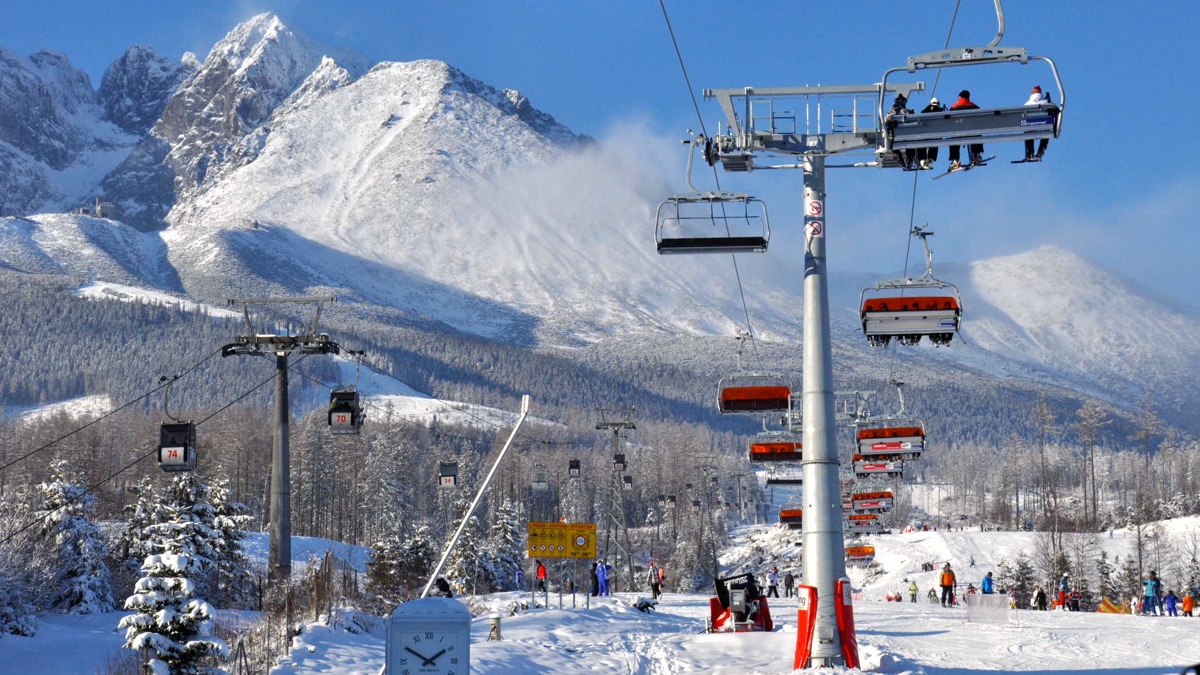 Lyžiarske stredisko v Tatranskej Lomnici