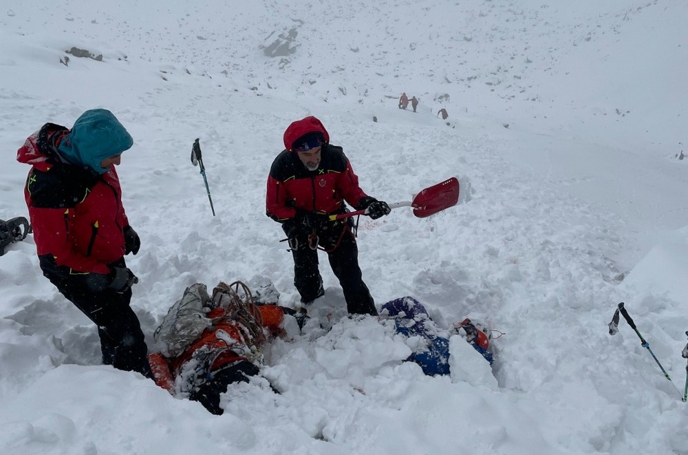 Lavína pod Bradavicou - 21. 9. 2022