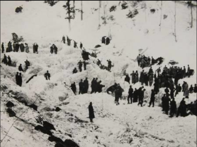 Lavínové nešťastie v osade Rybô