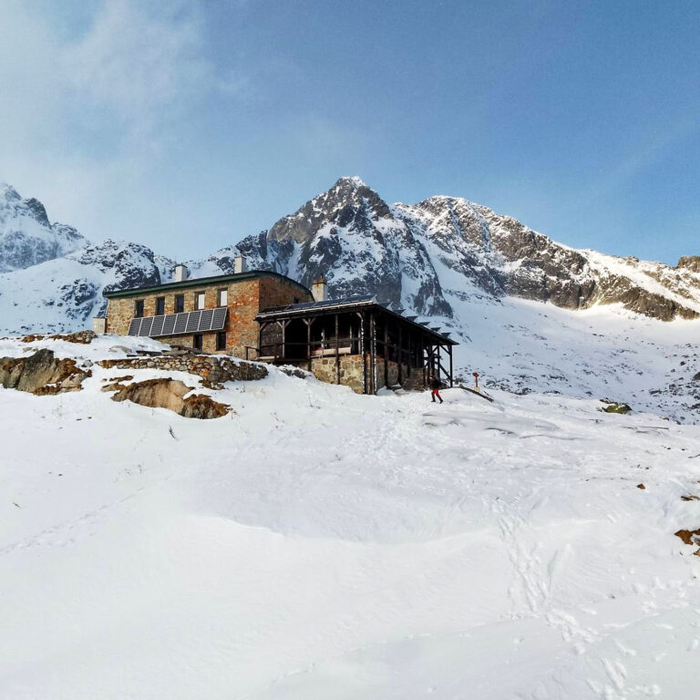 Téryho chata začiatkom decembra. Foto: Lukáš Kováč.