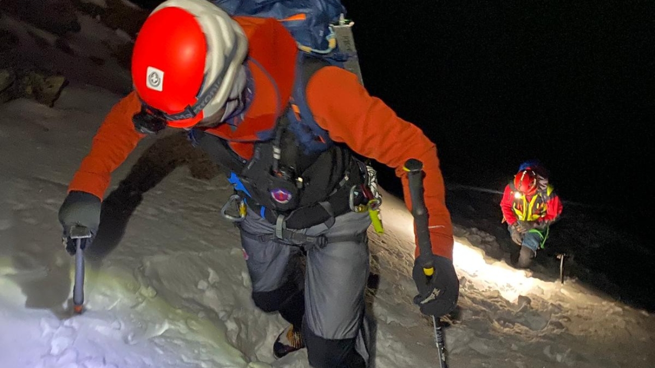 V noci zachraňovali turistu