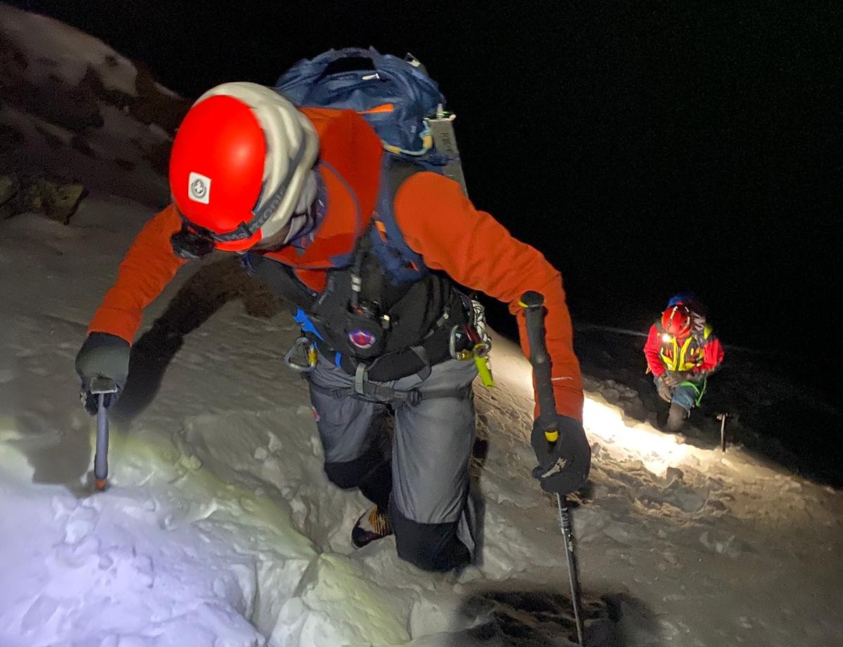 V noci zachraňovali turistu