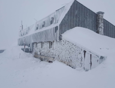 Zima na Chate gen. M. R. Štefánika v Nízkych Tatrách