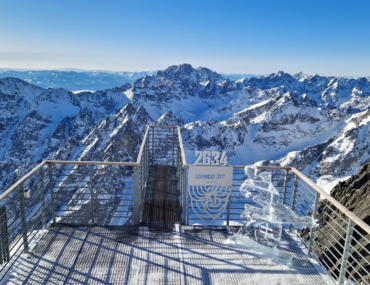 Výhľad z Lomnického štítu. Foto: Emma Tóth.