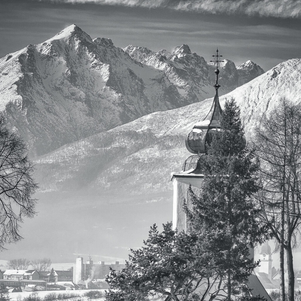 Slavkovský štít od Kežmarku