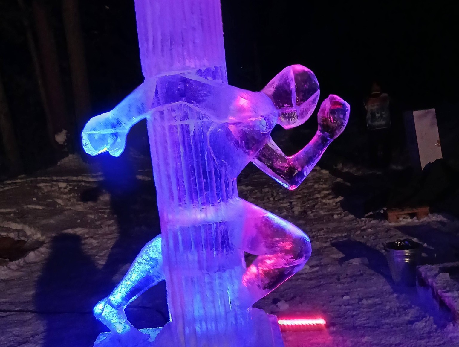 Ukážka tvorby ľadových majstrov