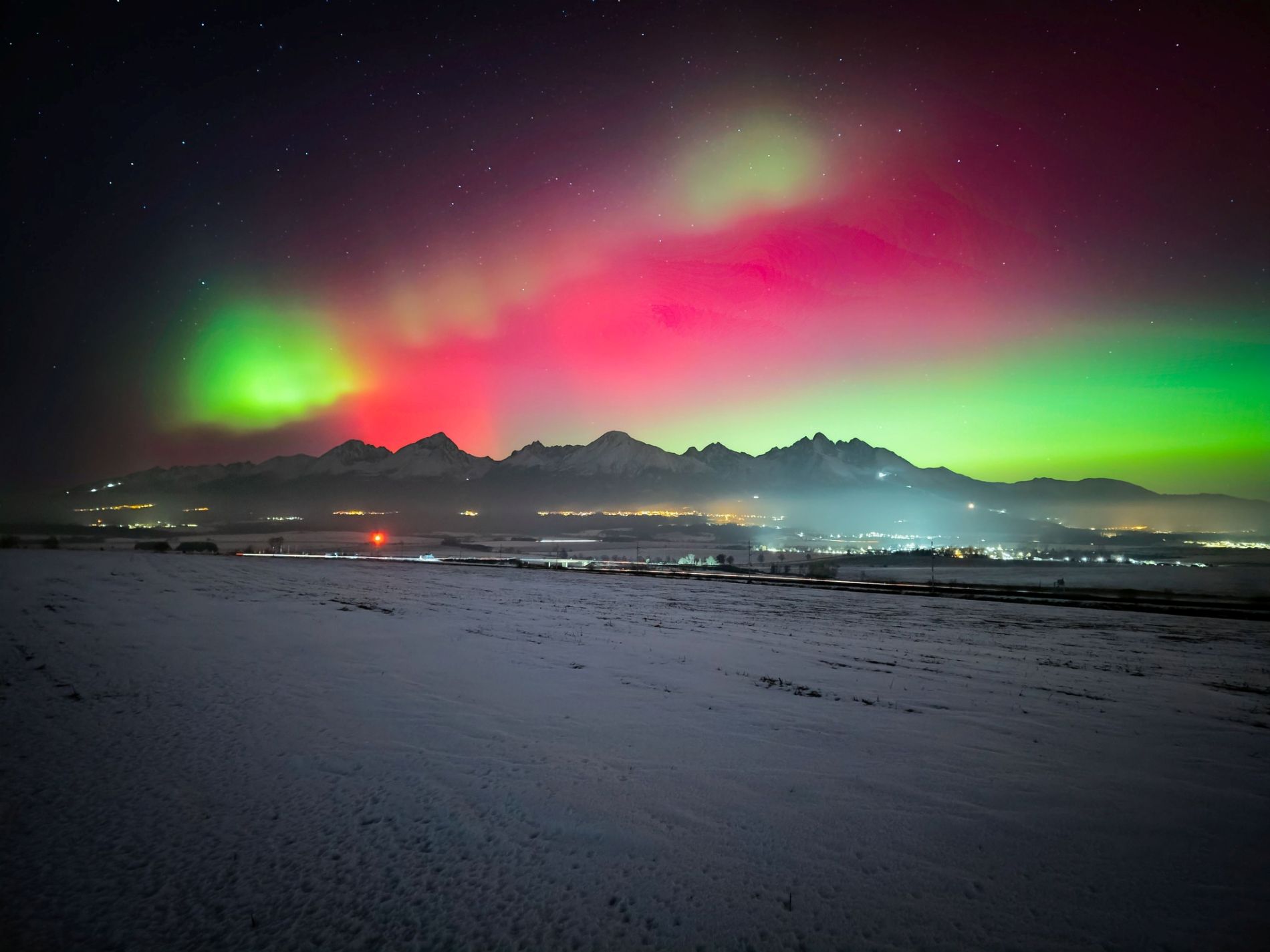 Pohľad od Spišskej Soboty