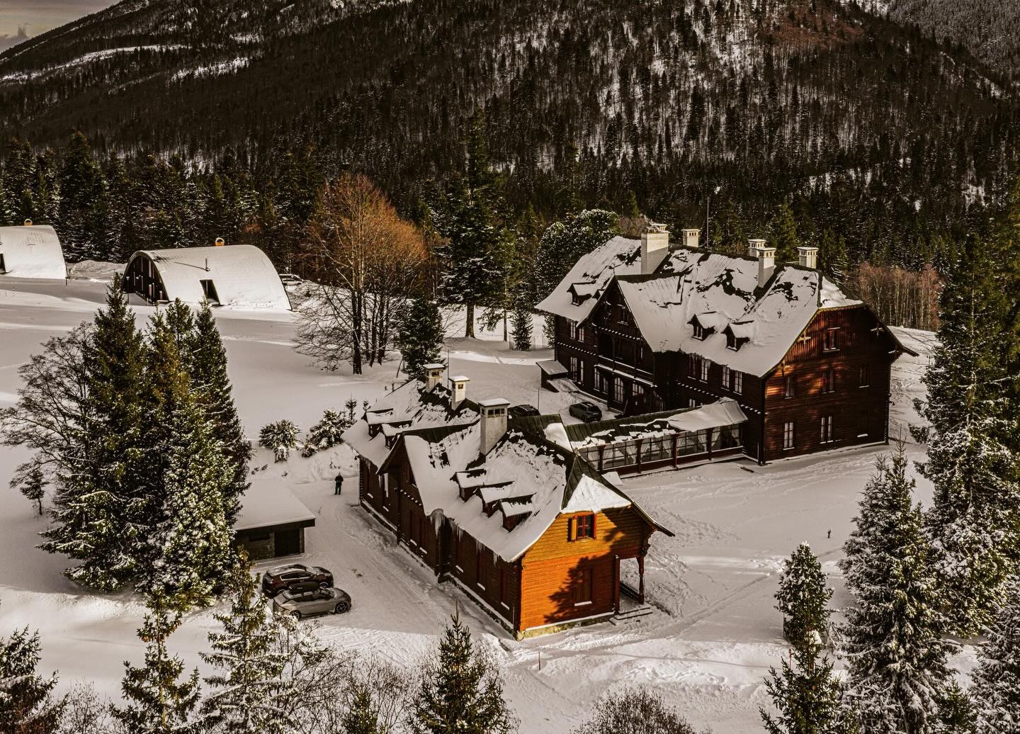 Zrekonštruovaný areál zámočka kniežaťa Hohenloheho