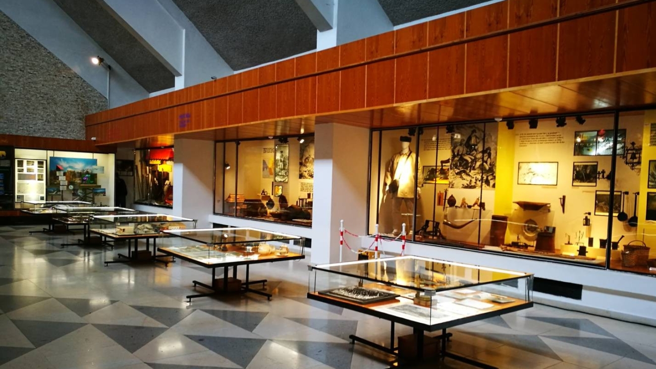 Interiér Múzea TANAP-u v Tatranskej Lomnici