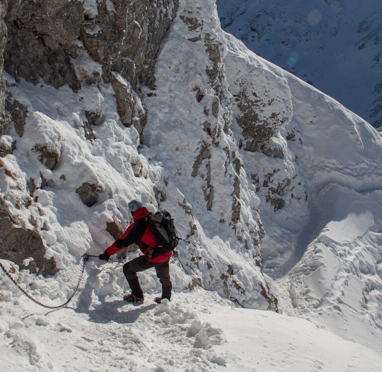 Výstup na Giewont v zime je iba pre skúsených