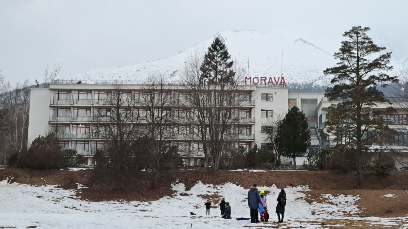 Bývala zotavovňa, dnes hotel Morava v Tatranskej Lomnici