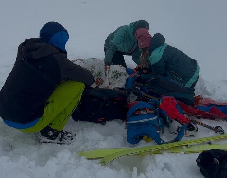 Prvá pomoc skialpinistovi v teréne