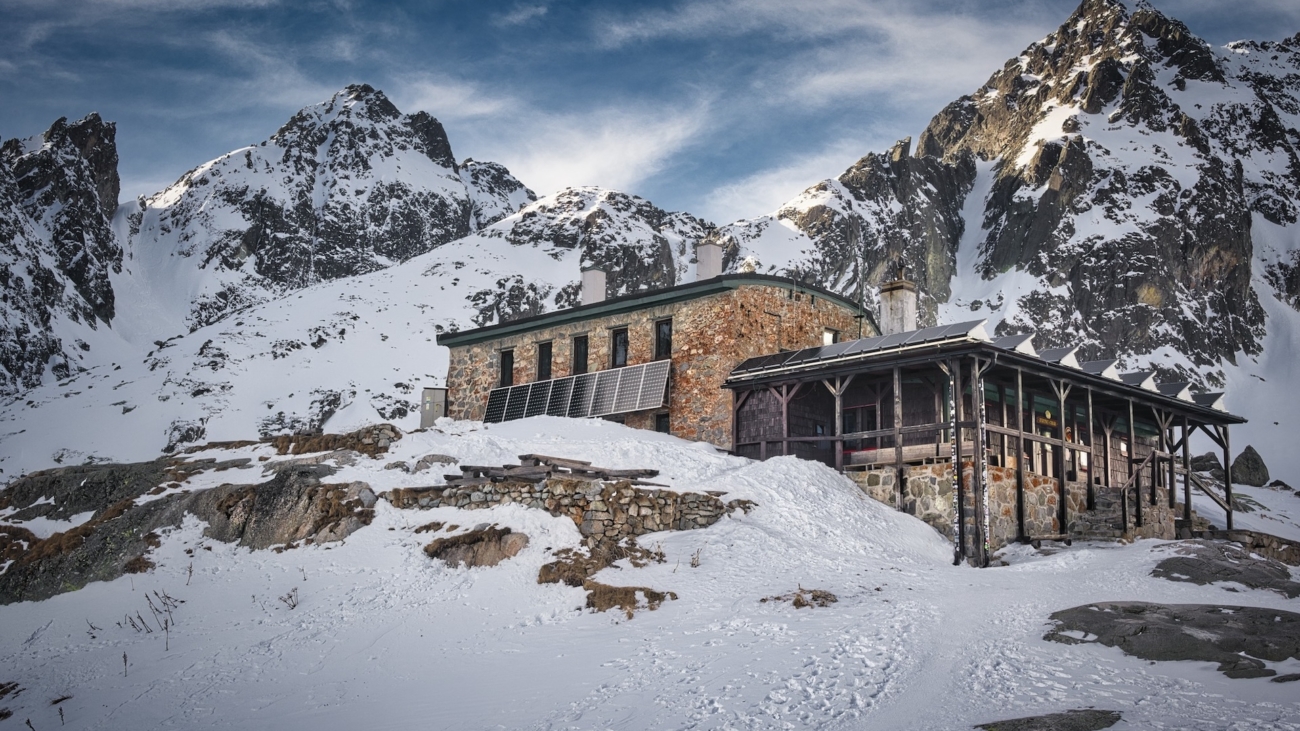 Téryho chata v zime. Foto: Vladimír Šterbák.