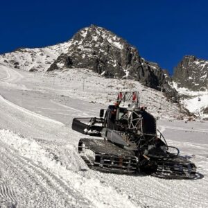 Úprava zjazdovky v Lomnickom sedle