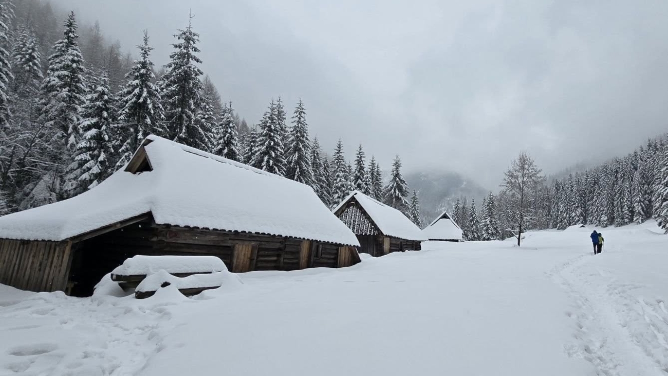Zasnežené Poľské Tatry na jar. Foto: Monika Jankowska Pedzimaž.