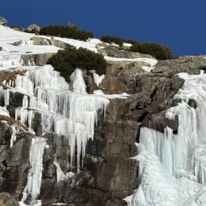 Vodopád Skok v zime