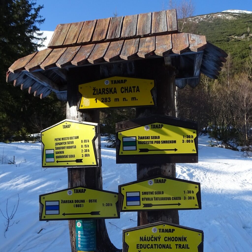 Cesta na chatu je dobre značená