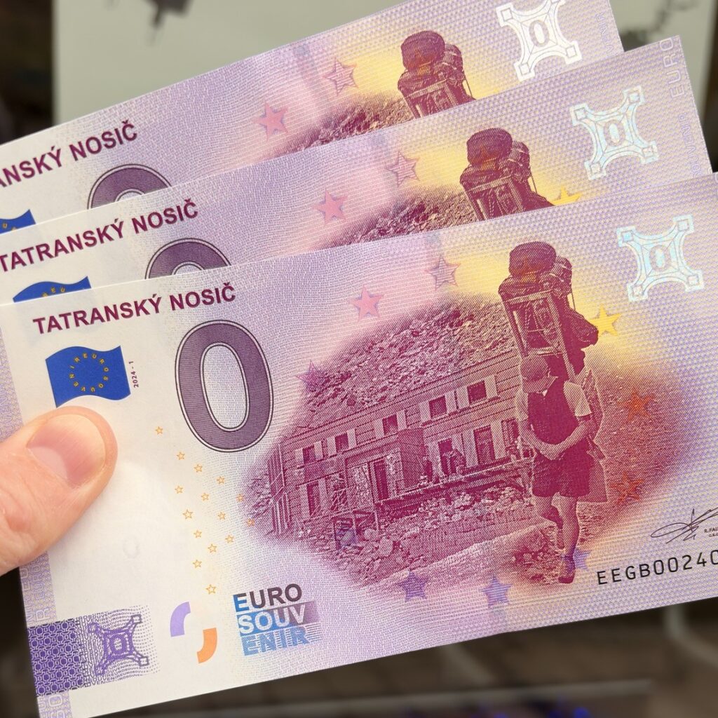 Vzácna tatranská bankovka