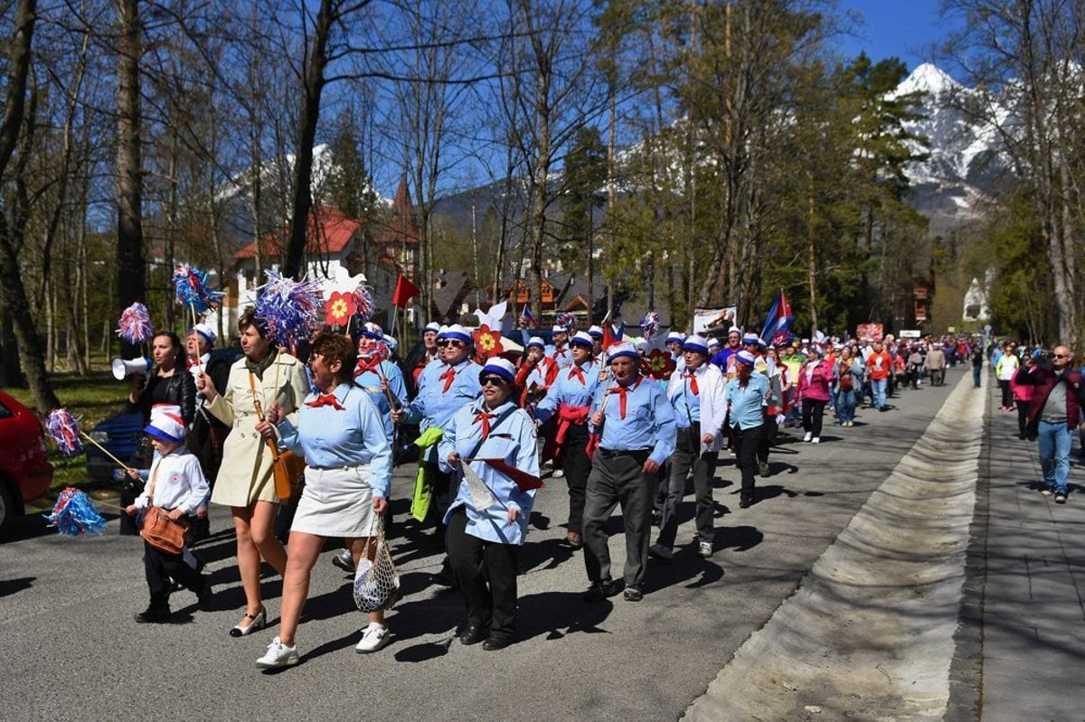 Aj takéto bývajú prvé máje v Tatranskej Lomnici