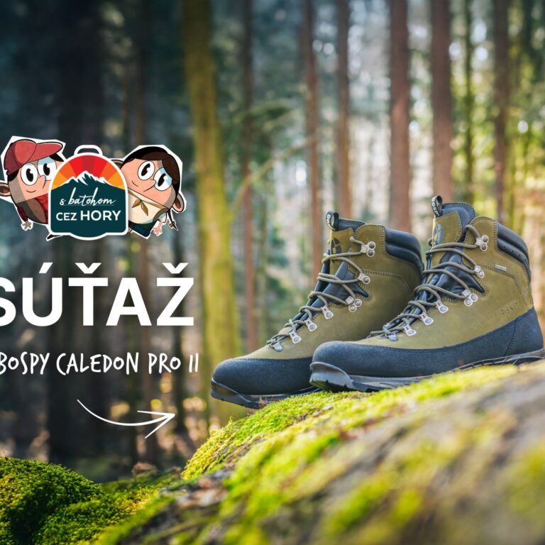 Hlasujte za podcast o Tatrách v ankete Podcast roka a vyhrajte kvalitné turistické topánky od slovenskej značky BOSP. Foto: BOSP.
