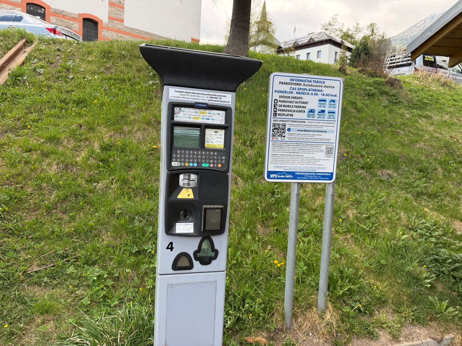 Pri platení návštevník nájde podrobné pokyny, ako na to