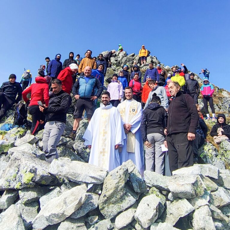 Vlaňajšia svätá omša na Východnej Vysokej. Foto: zdroj Rímskokatolícka farnosť Vysoké Tatry.