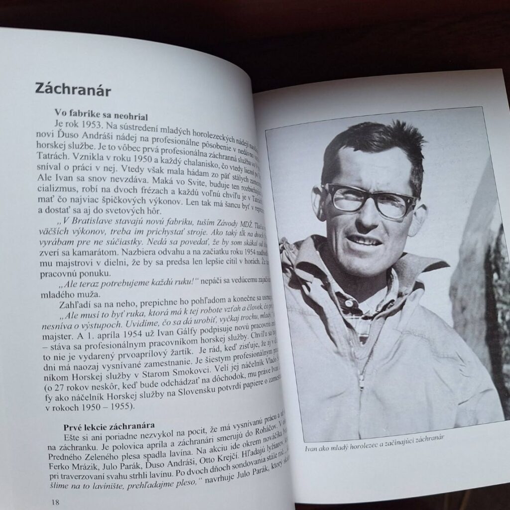 Z memoárovej knihy Mirky Kováčikovej - Vrcholy Ivana Gálfyho