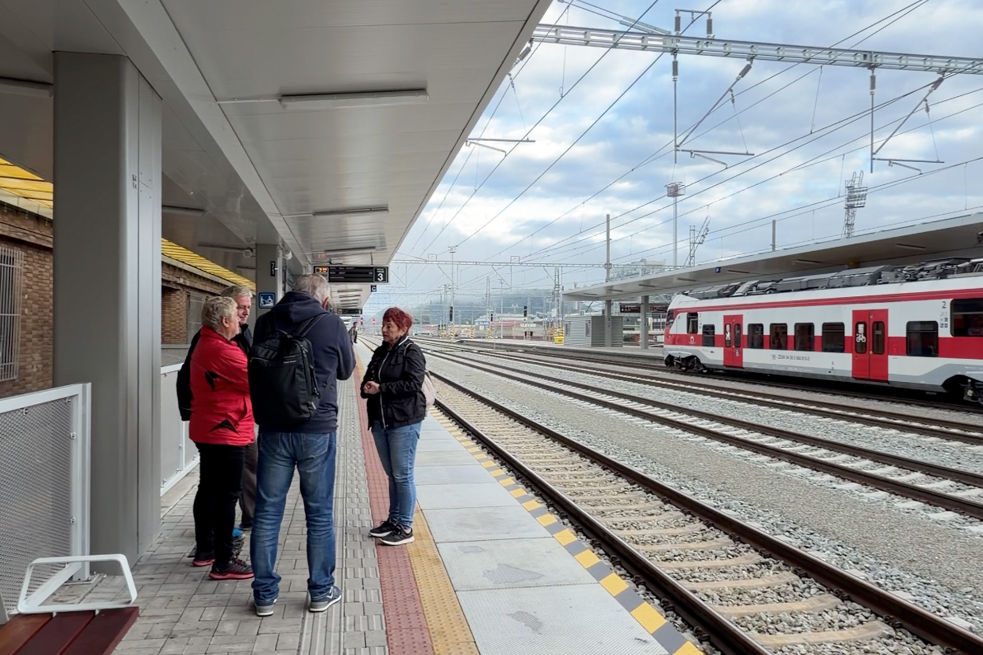 Začali sme na železničnej stanici v Žiline. Foto: Gabriela Kinčoková.