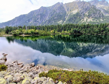 Pohľad na Popradské pleso. Foto: Ludmila Novotná.
