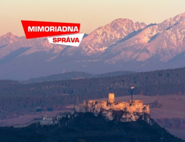Panoráma Tatier od Spišského hradu