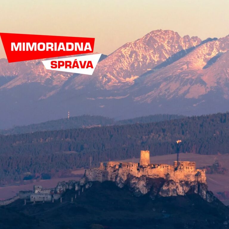 Panoráma Tatier od Spišského hradu